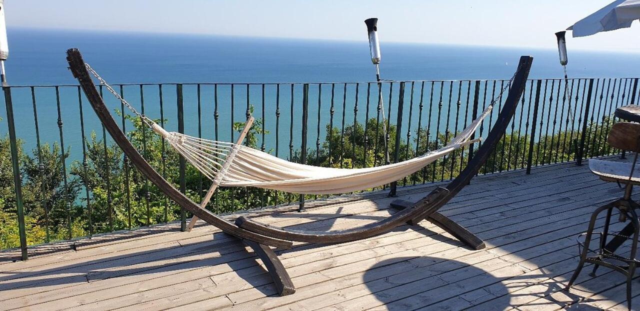 Happy Studio Sea View Topola Esterno foto